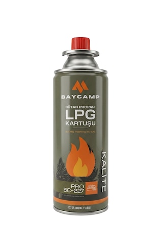 Baycamp 227gr Butan Propan Lpg Kartuş 400 Ml Çok Renkli