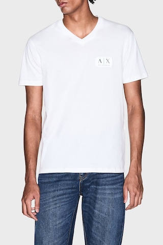 Armani Exchange Erkek T Shirt Xm002179 Af12308 U0009 Beyaz Beyaz