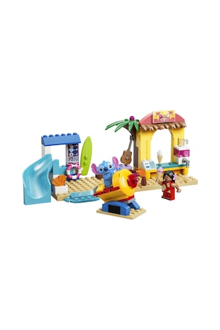 LEGO® ǀ Disney Lilo ve Stiç ile Plaj Eğlencesi 43280 – 4 Yaş Üzeri Çocuklar için 2 Karakter İçeren Oyuncak Yapım Seti (113 Parça)