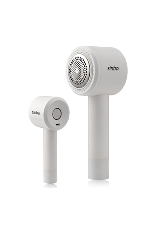 Sinbo Ss-4076 Şarjlı Tiftik Temizleyici Beyaz 6 Paslanmaz Çelik Bıçaklı, Type-c Şarjlı, Yapışkanlı Roller Başlıklı Beyaz