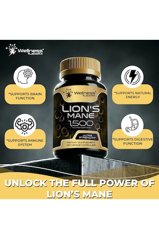 Liposomal Lion's Mane 15,000 Mg 120 Veg. Capsul