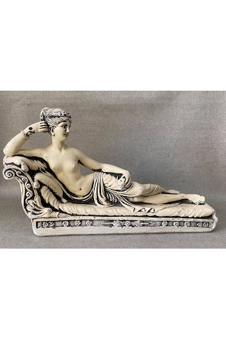 Antika Nü Kadın Heykeli - Alçı Kadın Biblo