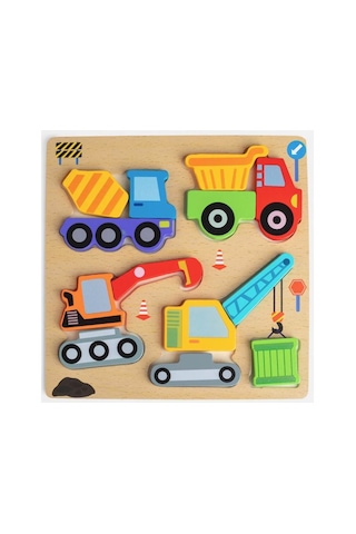 Ahşap Puzzle İş Makinaları Ahşap Puzzle İş Makinaları