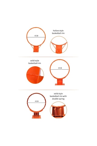 Trendooze Yetişkinler Sporları Seti, Monte Mekan Mekan İçin İçin İç Hizmet Hedefi Edilen Duvara Dış Dayanıklı Çemberi Basketbol Basketbol Ağır Bs