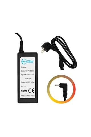 Wellpower Wna-le032 20v 2.25a 4.0x1.7mm Lenovo Uyumlu Notebook Şarj Adaptörü