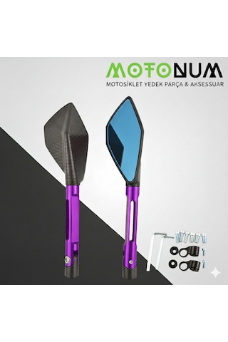 Arora Kasırga Modifiye Ayna-mor Renk-a43091
