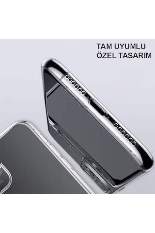 Tecno Spark 8c Kapak Kamera Korumalı Süper Silikon Şeffaf Kılıf