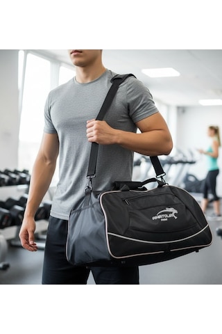 Newfull Sport Anatolia Pars Astarlı Seyahat Ve Spor Çantası-byük Siyah