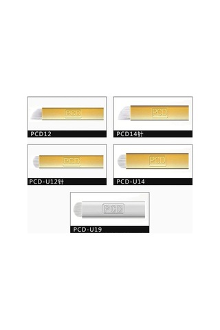 P.c.d 12 F Blade Gold Microblading İğnesi 10 Adet Diğer