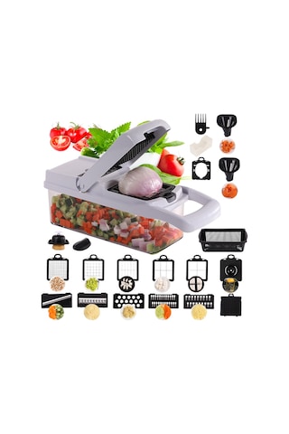 Çok İşlevli Paslanmaz Çelik Sebze Doğrayıcı, Rende Seti, Manuel Gıda Doğrayıcı, Sebze Doğrayıcı, Ayarlanabilir Mutfak Aletleri Diğer