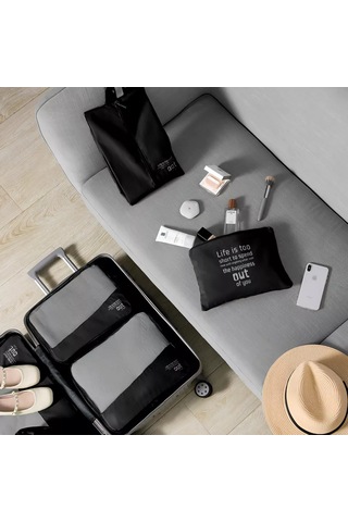 Family Co. Bagaj İçin Seyahat Düzenleyici 242661297 Siyah