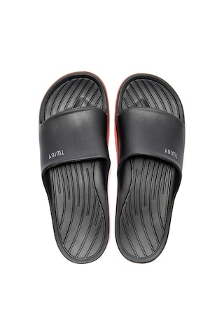 Twigy Demba Erkek Terlik Siyah Turuncu 40/45 DD0566 Siyah