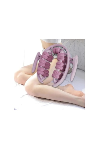 Besthome1 Pembe Suntek Kol Uyluk Vücut Geliştirme Masaj Rulosu Sporcu İçin Ergonomik Design Pembe