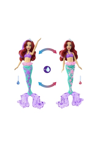 Disney Prenses Muhteşem Renk Değiştiren Saçlı Deniz Kızı Ariel HLW00