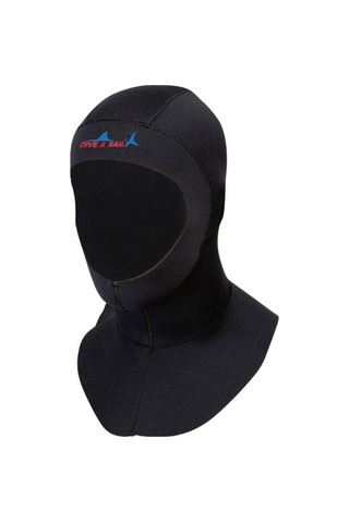 Dıve & Saıl Dh-006 3mm Omuz Sıcak Dalış Şapkası Sörf Şnorkel Güneş Koruyucu Su Geçirmez Dalış Başlığı, : M Siyah