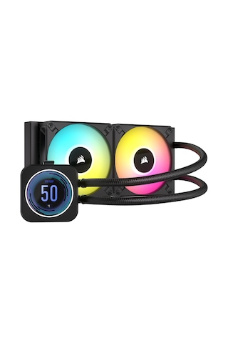 Corsair İcue H100i Elıte Lcd Xt Display 240mm Liquid Cpu Soğutucu