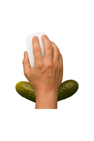 Mustard Kornişon Mouse Bilek Desteği