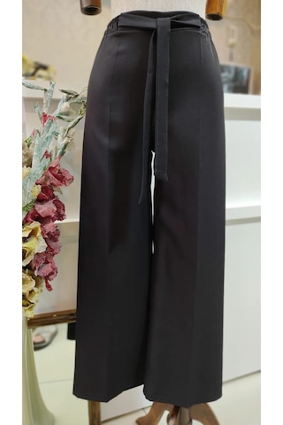 Alisma Moda Bol Paça Kadın Pantolon Siyah