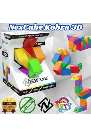 Orijinal Nexcube Kobra Küp - Nexcube Speed Cube - Nexcube 3d Puzzle Küpü - Zeka Küpü - Rubik Küp