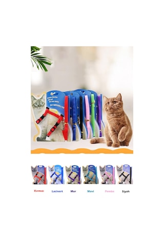 Technojet Kedi Gezdirme Seti, Kedi Göğüs Tasması ve İpi