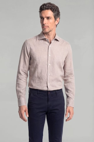 Bisse Erkek Regular Fit Pamuk Cepsiz Bej Gömlek Gmkls1bı224003 D07 Bej