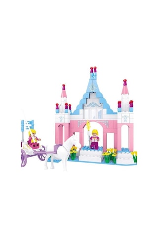 Asya Oyuncak Fairyland Şato ve Arabalı At 245 Parça Yapım S