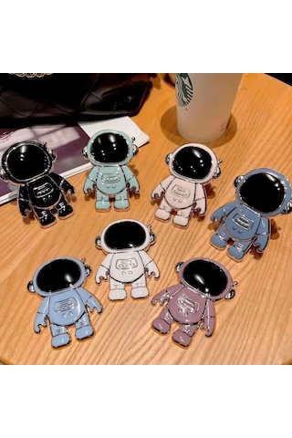 Kilifone - Telefon Standı Space Astronot Figürlü Cep Telefon Standı - Yeşil - T27215 Yeşil