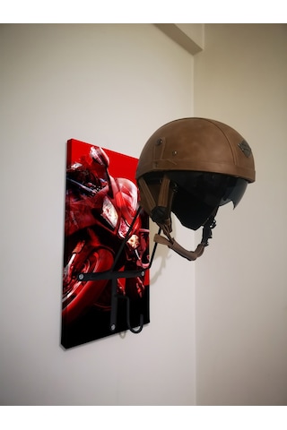 Özel Fotoğraflı Kask Askısı Motorcu Kask Askısı, Personalv4
