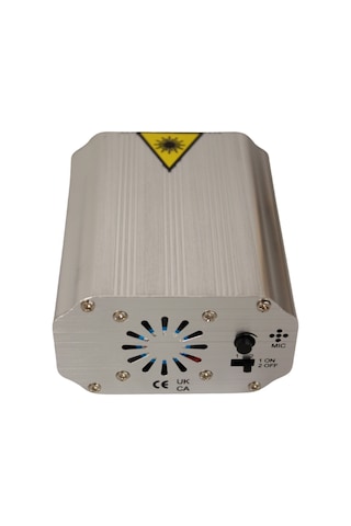 Mini Lazer Sahne Işığı Müziğe Sese Duyarlı Uzaktan Kumandalı Rgb Disko Lazer Projektör Led Işık