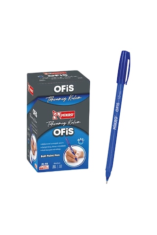 Mikro M-40 Tükenmez Kalem 1.0 mm Mavi 50 Adet