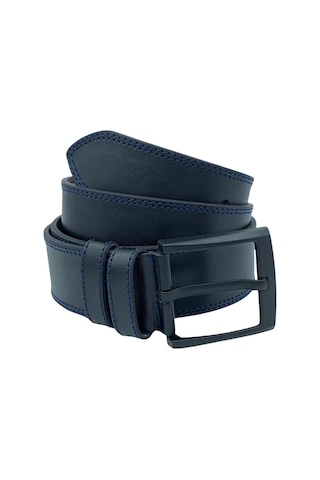 Süzer Deri x 4.5 Cm. Spor Suni Deri Dikişli Model Kemer Siyah (520968916)