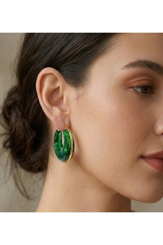 Emerald Touch Vintage Küpe - Kp00692 Çok Renkli