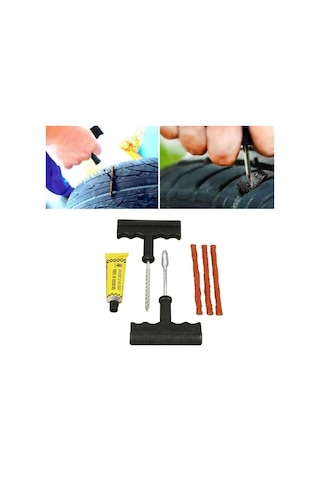 Pratik Lastik Tamir Kiti Araba Ve Motosiklet İçin 6 Parça Set