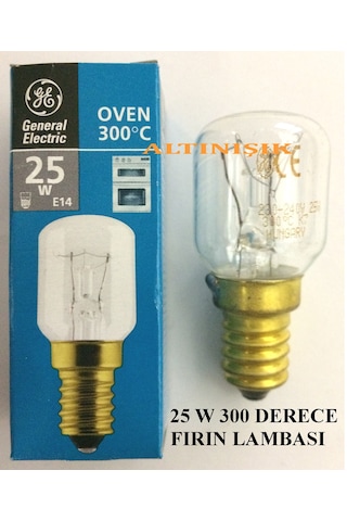 Fırın Ampulü 25W 300 Derece General 25Watt Fırın Ampul Fırın Ampulü 25W 300 Derece General 25Watt Fırın Ampul