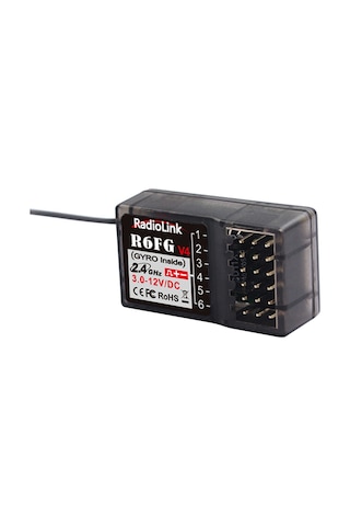 Leezsing Radiolink R6fg V4 2.4g 6ch Fhss Alıcı Jiroskopu Rc6gs V2/rc4gs V2/t8s/t8fb Rc Verici İçin