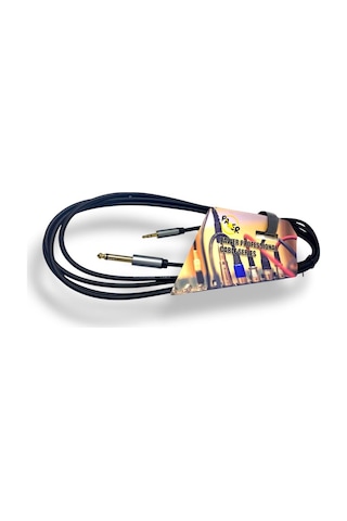 Pawer 1.5metre 6.3mm Mono - 3.5mm Stereo Kablo