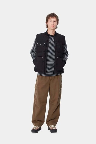 Carhartt Wıp Kesinlikle Rahat Cole Cargo Pant - %100 Pamuk, Rengi, Geniş Paça Kahverengi
