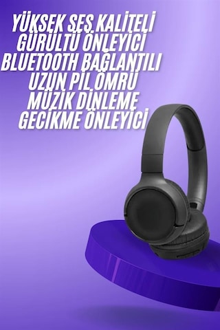 2025 Model Kulak Üstü Bluetooth Hoparlör Anc Özellikli Çok Renkli