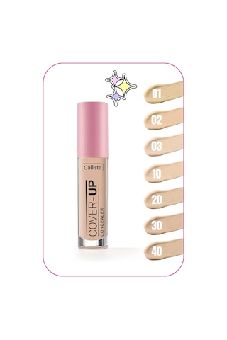 Callista Cover Up Concealer Yoğun Kapatıcı Göz Altı Kapatıcısı - 40 Porcelain