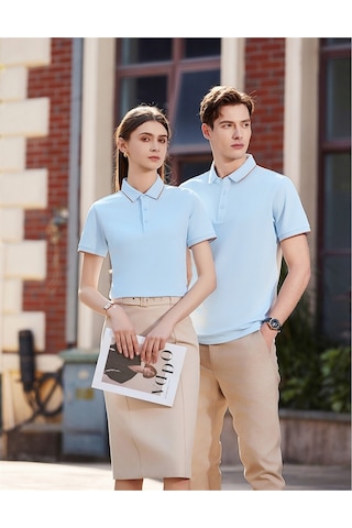 New Performance Premium Polo T-shirt %52,2 Polyester %37,1 Pamuk %3,2 Asetat Elyafı %2,6 Dut İpeği %2,5 Keten %2,4 Spandex Açık Mavi