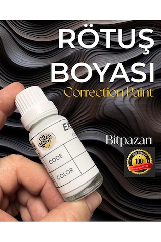 Ahşap Rötuş Boyası - Wenge - 25ml , Fırçalı Cam Şişede Mobilya Masa Sandalye Sehpa Çizik Onarıcı