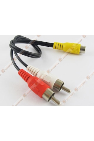 Anfi Y Kablo 2 Erkek Rca To 1 Dişi Rca Kablo