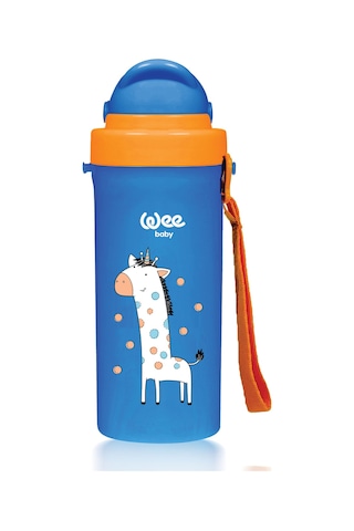 Wee Baby Pipetli Bardak 300 ML Mavi