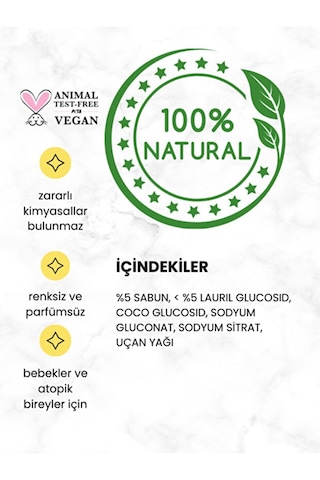 Baproy Bebekler Için Bitkisel Çamaşır Deterjanı 2x + Bitkisel Çamaşır Yumuşatıcısı Doğal Lavanta Yağlı 1lt