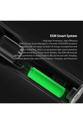 Moveevo Enchen Boost Saç Kesme Makinesi Usb Şarjlı Elektrikli Saç Kesme Makinesi İki Hızlı Nano Seramik Kesici Saç Hızlı Şarjlı