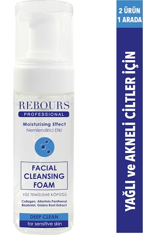 Rebours Akneli Ciltler için Temizleme Köpüğü 150 ML Rebours Akneli Ciltler için Temizleme Köpüğü 150 ML
