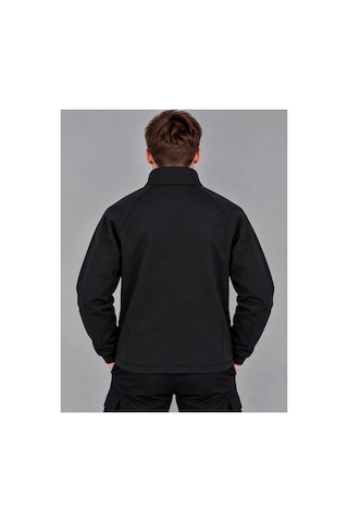 Hk Premium Slim Fit Prada Kumaş Şişme Desenli Mont Siyah