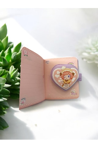 Squıshy Kapaklı Cırtcırtlı Not Defteri Açık Pembe