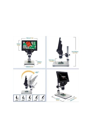 Class Cms-011 Lcd Ekranlı Mikroskop 7" 12mp