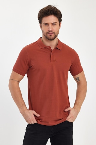 Nemonti Premium Penye Polo Yaka T-shırt Copper Brown